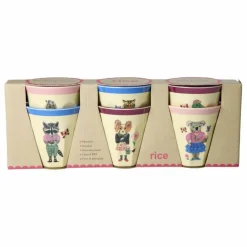 Rice Gobelets - Set de 6 - x Nathalie Lété ||Enfant Vaisselle Enfant