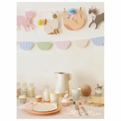 Meri Meri Gobelets Chat pastel - Set de 8|Enfant Décoration De Fête