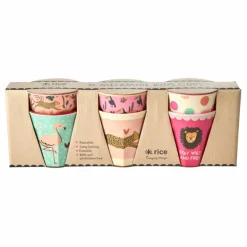 Gobelets enfant imprimé Jungle - Set de 6 Enfant Vaisselle Enfant