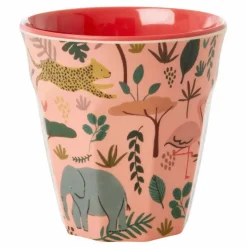 Gobelets enfant imprimé Jungle - Set de 6 Enfant Vaisselle Enfant