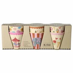 New Gobelets Fun Fair - Set de 6 Enfant Vaisselle Enfant