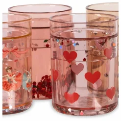 Konges Sløjd Tasses Et Gobelets D'Apprentissage|Premiers Repas*Gobelets glitter - Set de 4 |