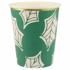 Enfant Meri Meri Décoration De Fête*Gobelets Noël motifs Block Print - set de 8