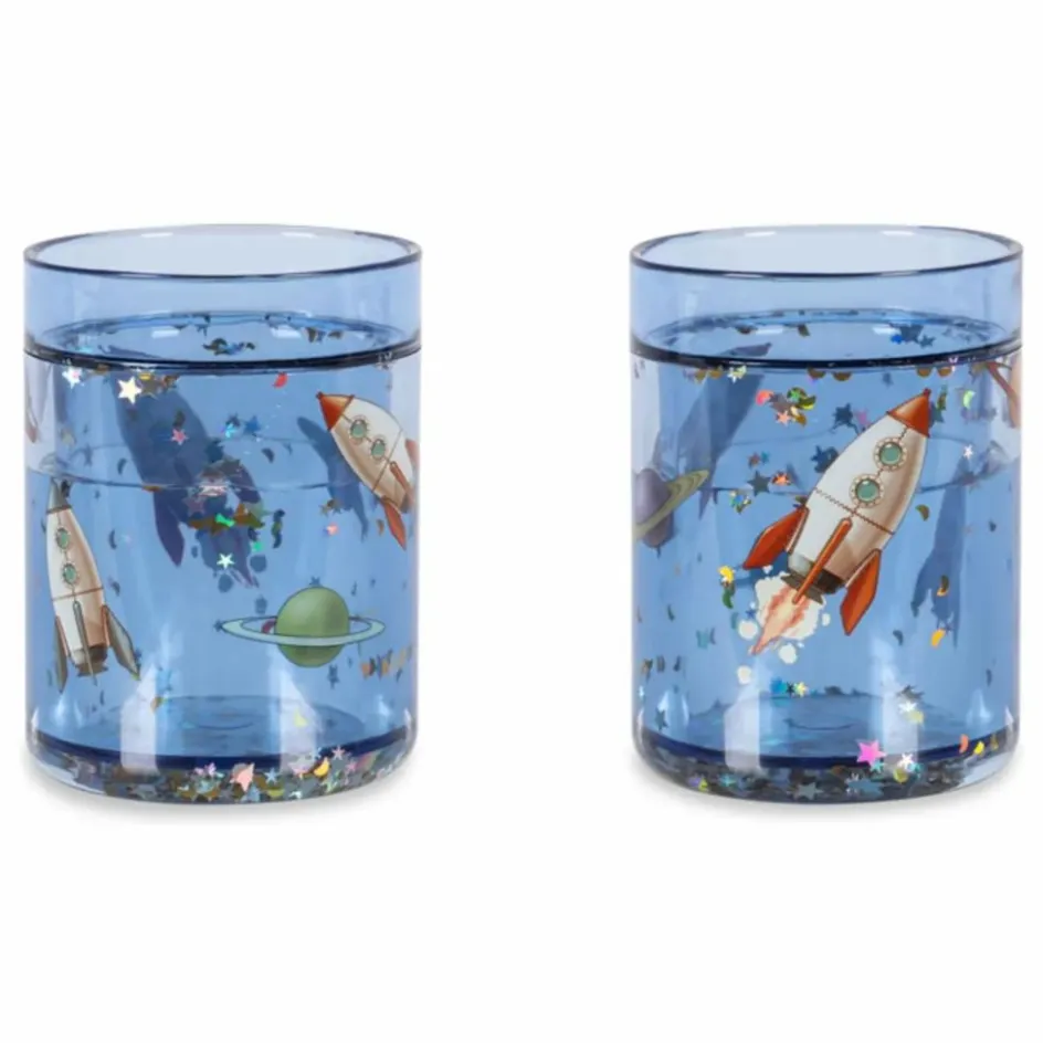 Konges Sløjd Tasses Et Gobelets D'Apprentissage|Premiers Repas*Gobelets Outer Space - Set de 2 |