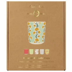 Online Meri Meri Gobelets réutilisables - x Molly Mahon - Set de 6 Multicolore