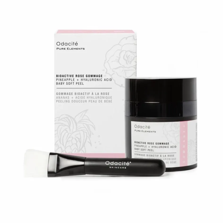 Sale Odacité Gommage Bioactive Rose - 50 ml Transparent
