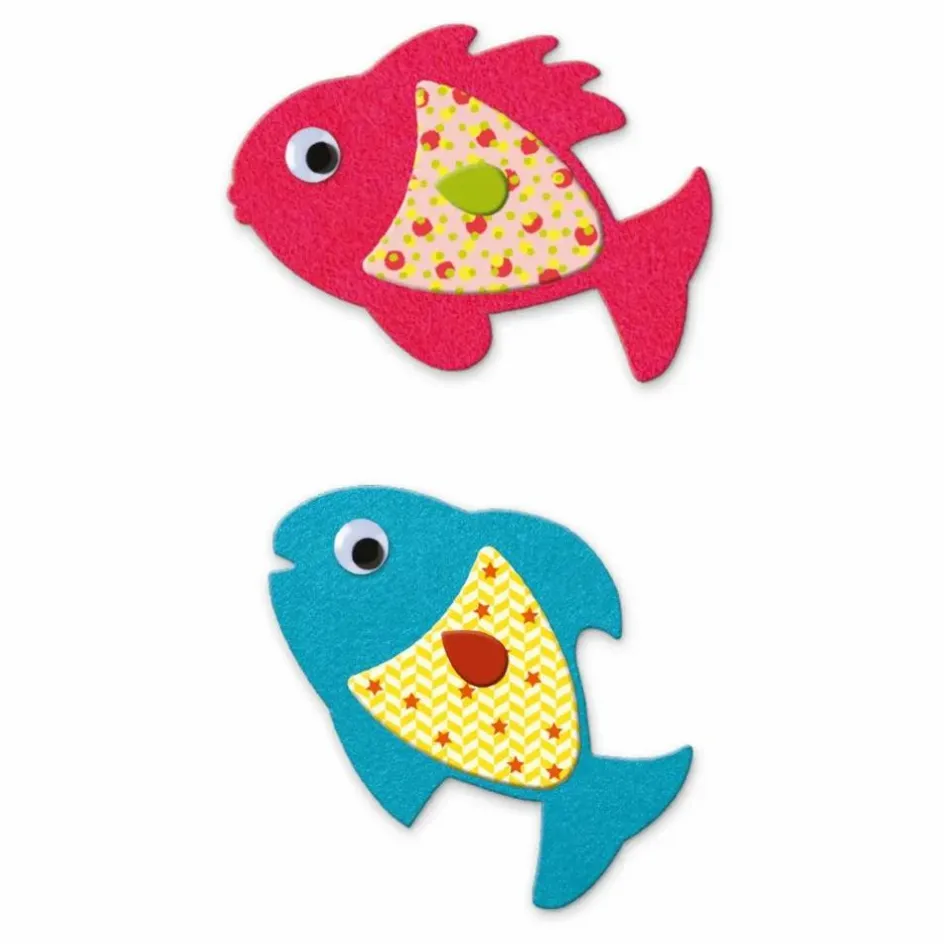 Sale Djeco Gommettes J'aime les poissons Multicolore