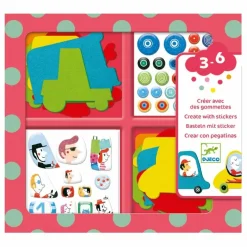 Discount Gommettes J'aime les voitures Loisirs Créatifs