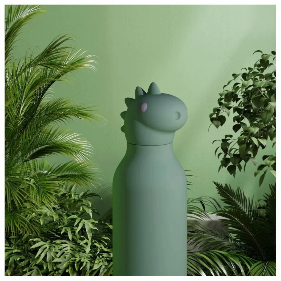 New Asobu Gourde en inox Dinosaure | Vert