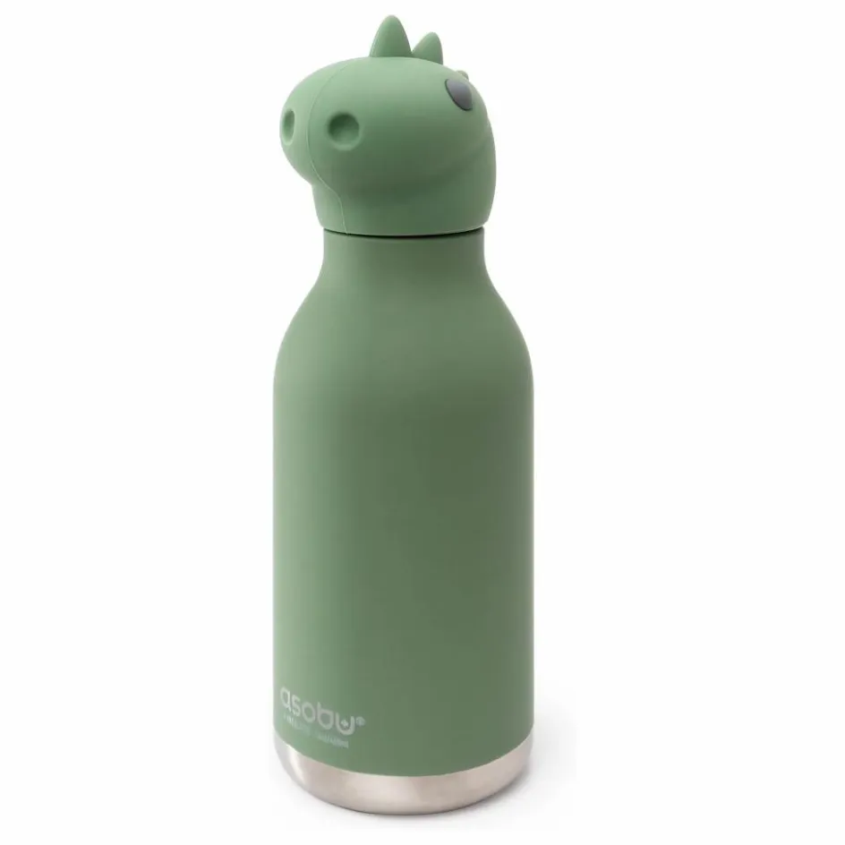 New Asobu Gourde en inox Dinosaure | Vert