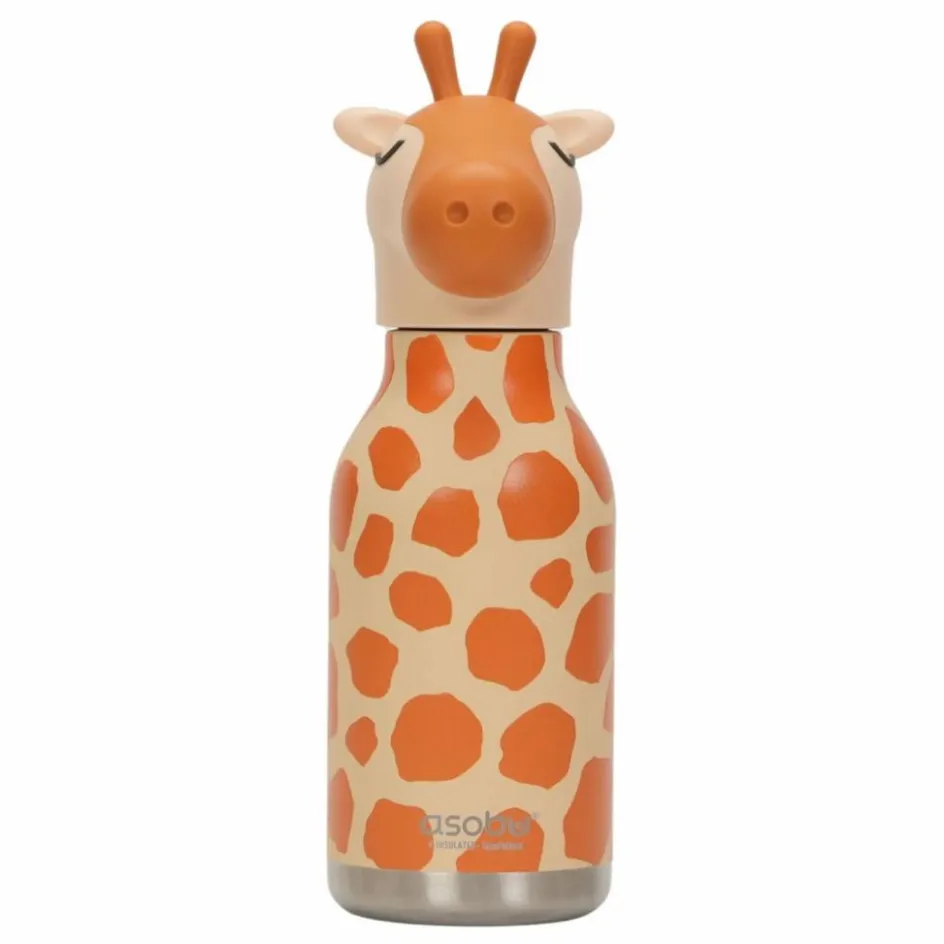 Enfant Asobu Vaisselle Enfant*Gourde en inox Girafe |
