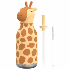 Enfant Asobu Vaisselle Enfant*Gourde en inox Girafe |