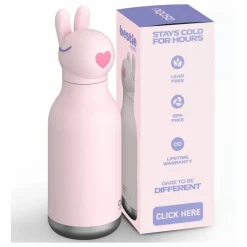 New Asobu Gourde en inox Lapin | Rose pâle