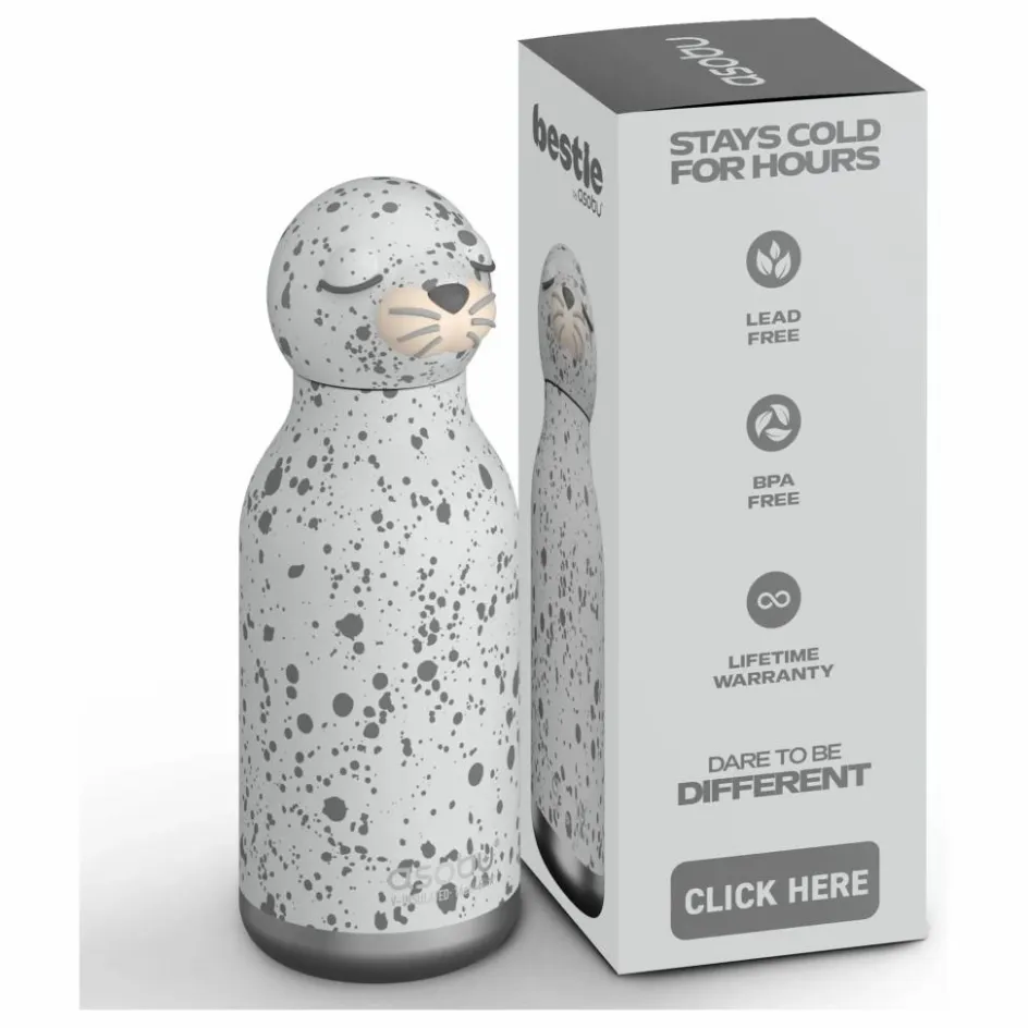 Asobu Gourde en inox Otarie ||Enfant Vaisselle Enfant