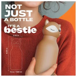 Asobu Gourde en inox Renard ||Enfant Vaisselle Enfant