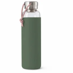 Best Black + Blum Gourde en verre borosilicate- 600 ml | Olive