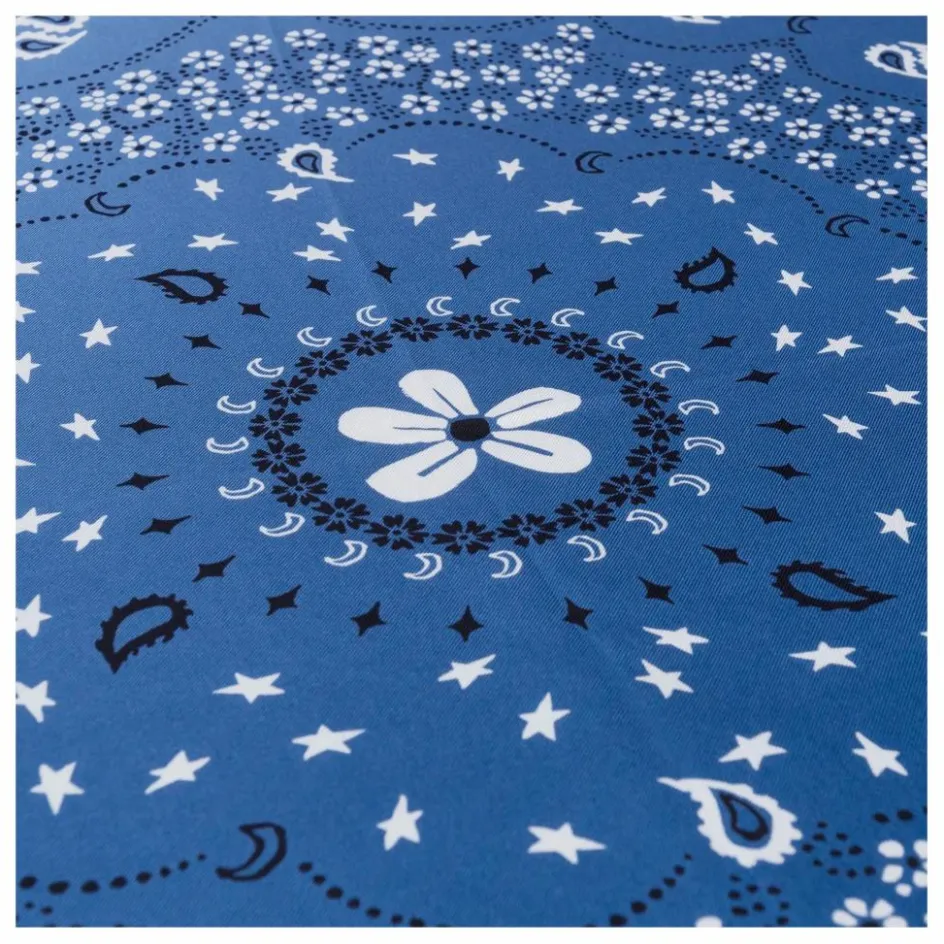 Hot Call it by your name Grand Bandana Bicolore Soie | Bleu