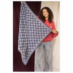Sale Apaches Grand Foulard Latika | Bleu marine