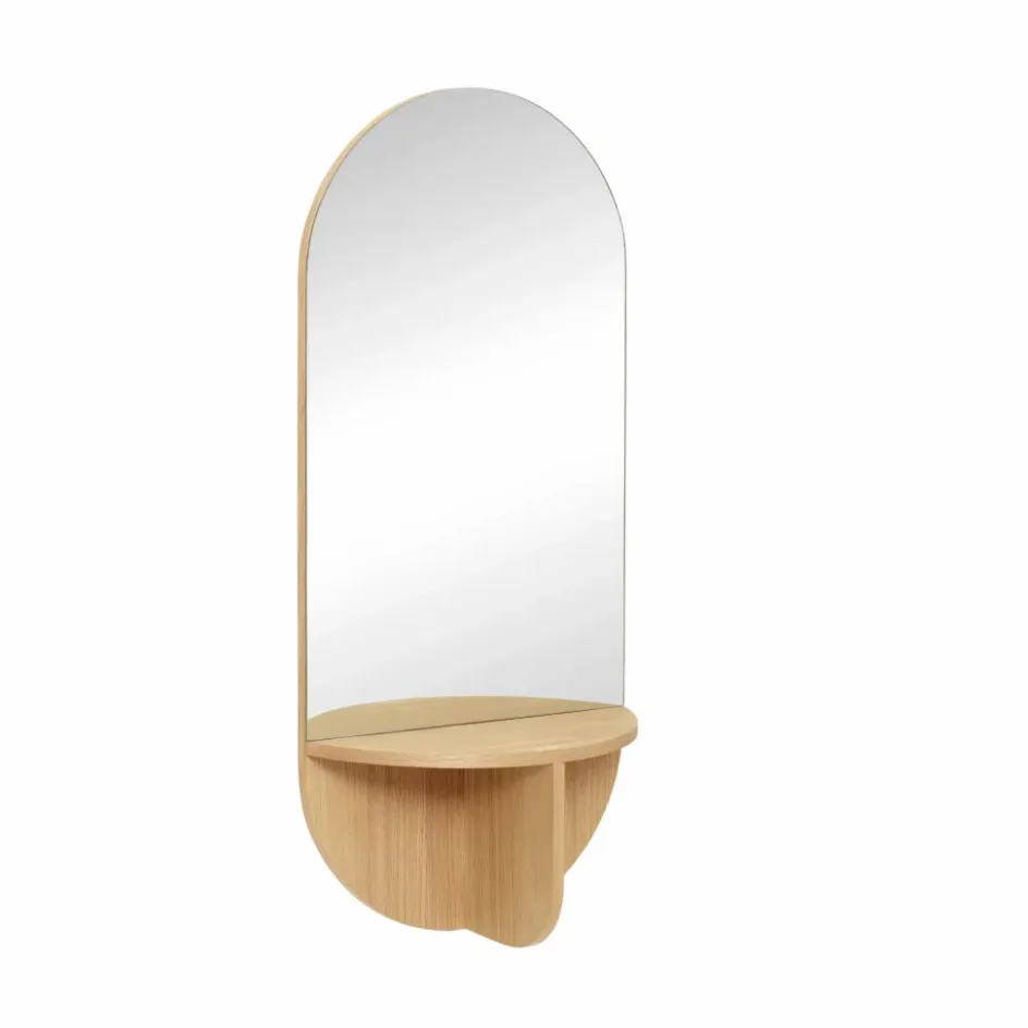Discount Grand miroir avec étagère en FSC Miroirs
