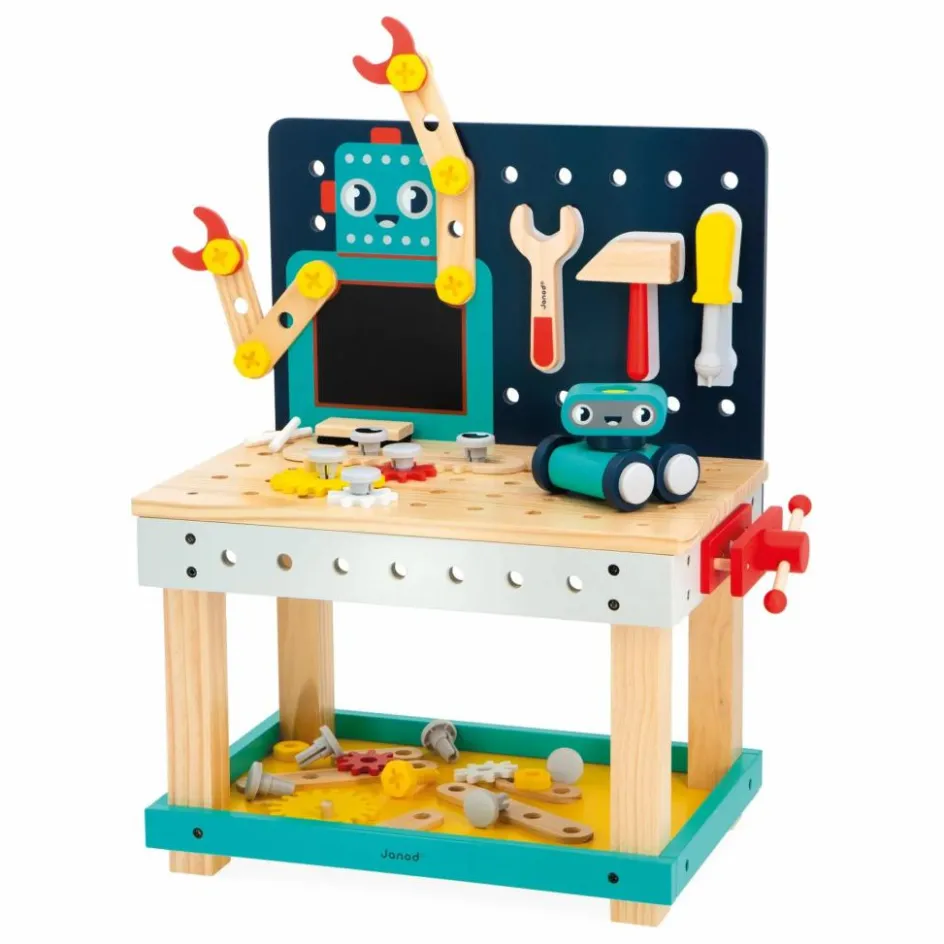 Janod Grand établi Robot Brico'Kids| Bricolage