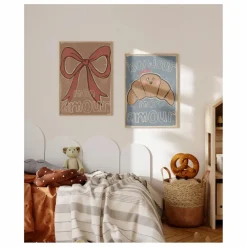 Best Studio Loco Grande affiche Bow | Ocre