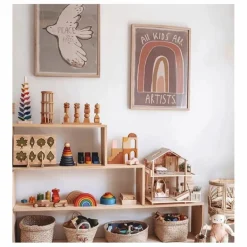 New Studio Loco Grande affiche Kids are Artists Multicolore