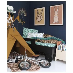 Hot Studio Loco Grande affiche Lapin I see you Multicolore