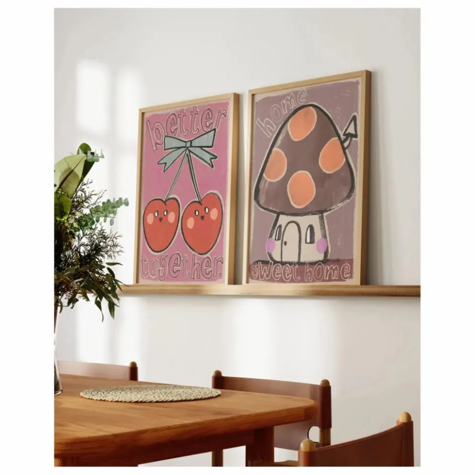Enfant Studio Loco Décoration Murale|Déco Murale Enfant*Grande affiche Mushroom |