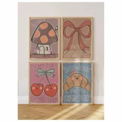 Enfant Studio Loco Décoration Murale|Déco Murale Enfant*Grande affiche Mushroom |