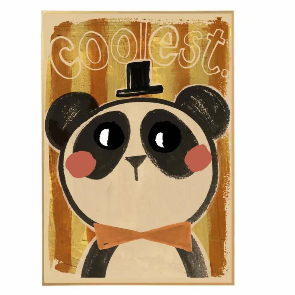 Hot Studio Loco Grande affiche Panda Multicolore