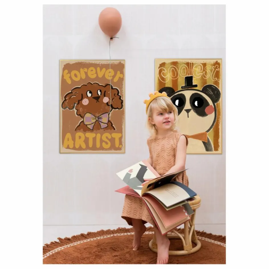 Hot Studio Loco Grande affiche Panda Multicolore