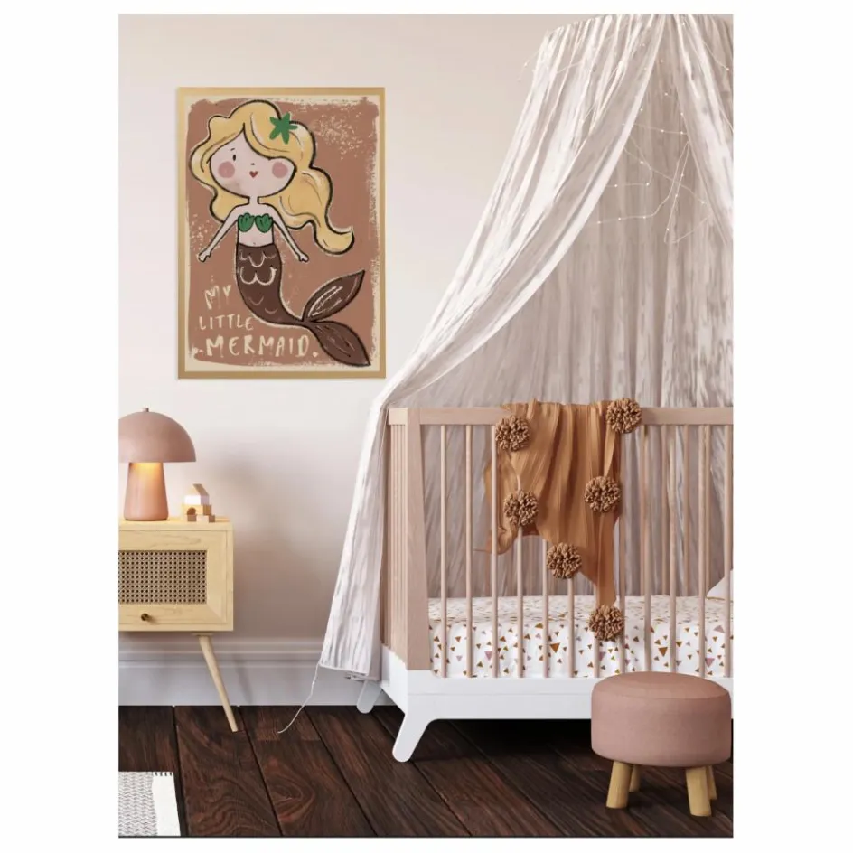 Studio Loco Grande affiche sirène x Smallable|Enfant Décoration Murale|Déco Murale Enfant