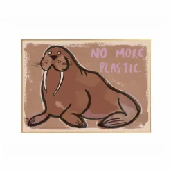 Studio Loco Grande affiche Walrus|Enfant Décoration Murale|Déco Murale Enfant