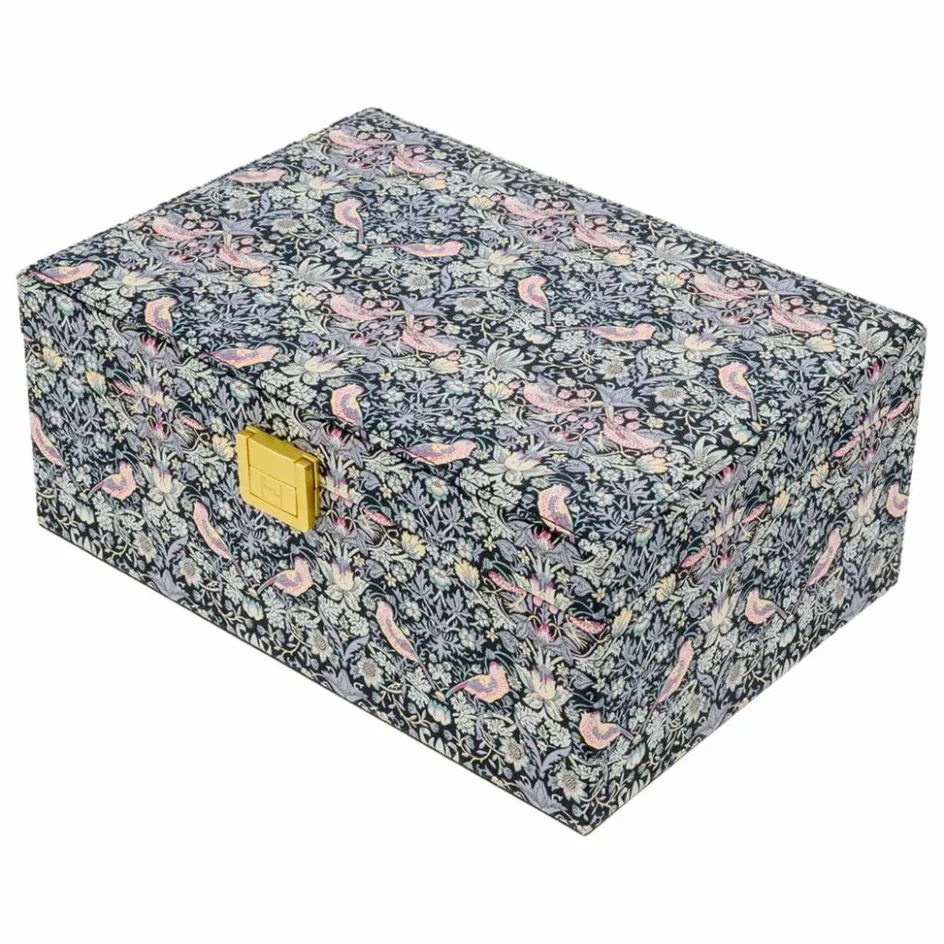 Outlet Bon Dep Grande Boîte à Bijoux MW Liberty Strawberry Thief | Noir