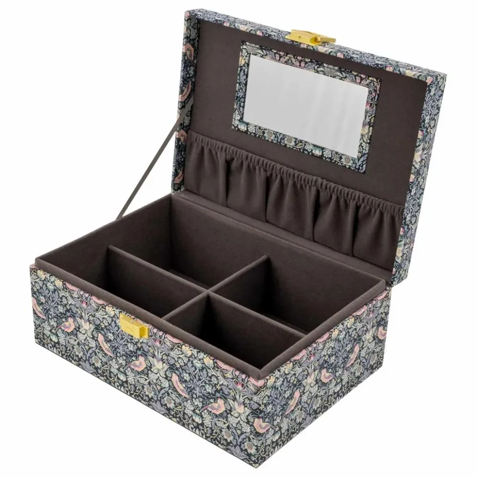 Outlet Bon Dep Grande Boîte à Bijoux MW Liberty Strawberry Thief | Noir