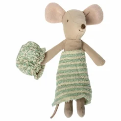 Maileg Maisons De Poupées*Grande sœur souris dans son bain