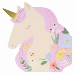 Discount Grandes serviettes en papier Meadow Licornes - Set de 16 Enfant Décoration De Fête