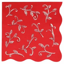 Enfant Meri Meri Décoration De Fête*Grandes serviettes Noël motifs Block Print - set de 16