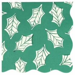 Enfant Meri Meri Décoration De Fête*Grandes serviettes Noël motifs Block Print - set de 16