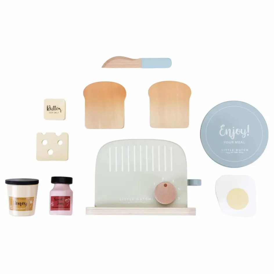 Online Little Dutch Grille-pain en bois et ses accessoires Multicolore