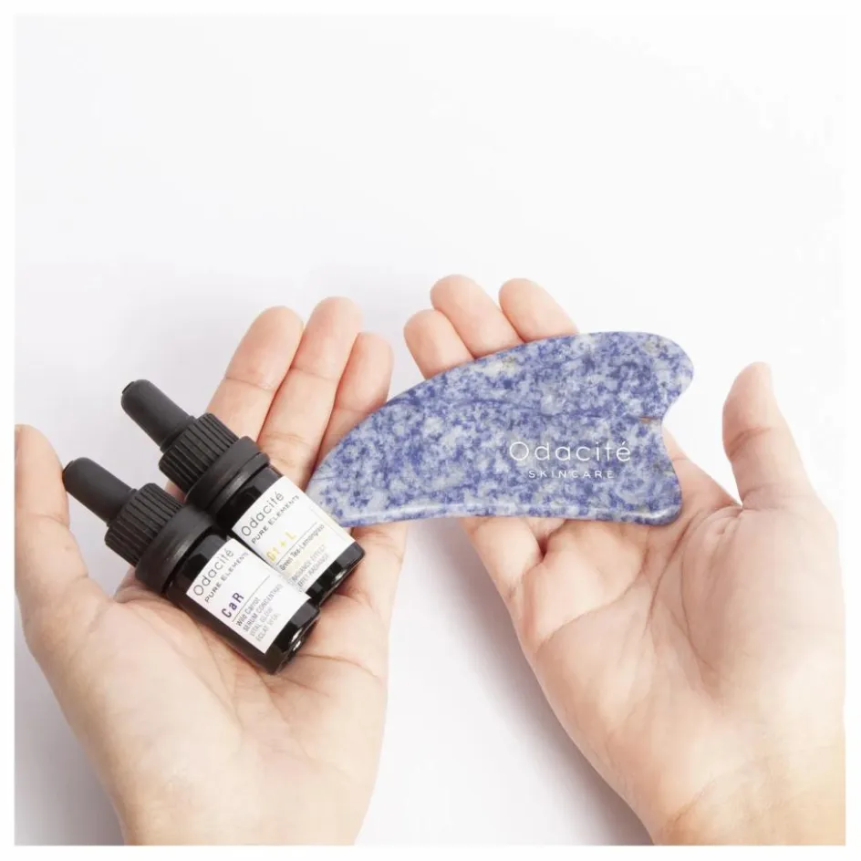 Femme Odacité Accessoires|Outils De Massage*Gua Sha en Blue Sodalite