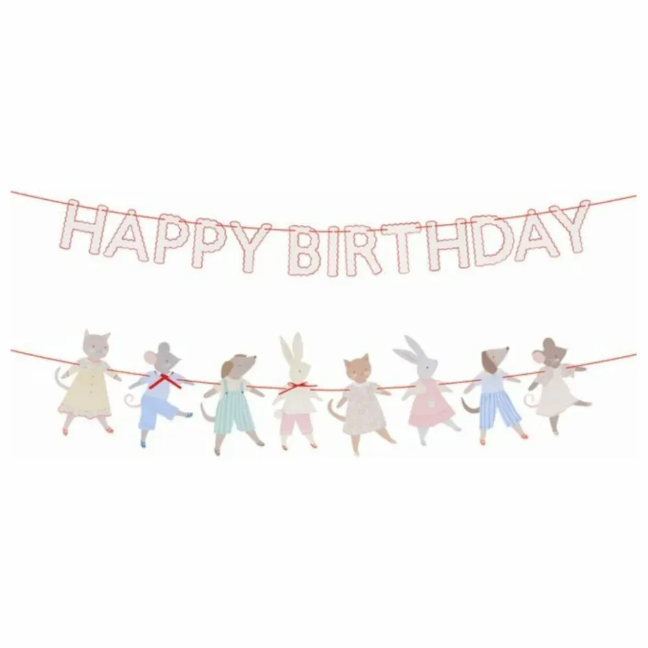 Discount Guirlande d'anniversaire Animal Friends Enfant Décoration De Fête