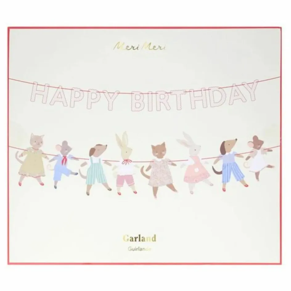 Discount Guirlande d'anniversaire Animal Friends Enfant Décoration De Fête
