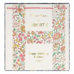 Meri Meri Guirlande Happy Birthday - x Liberty|Enfant Décoration De Fête