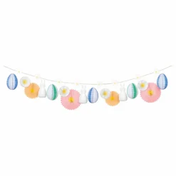 Enfant Meri Meri Décoration De Fête*Guirlande Lapin de Pâques en nid d'abeilles