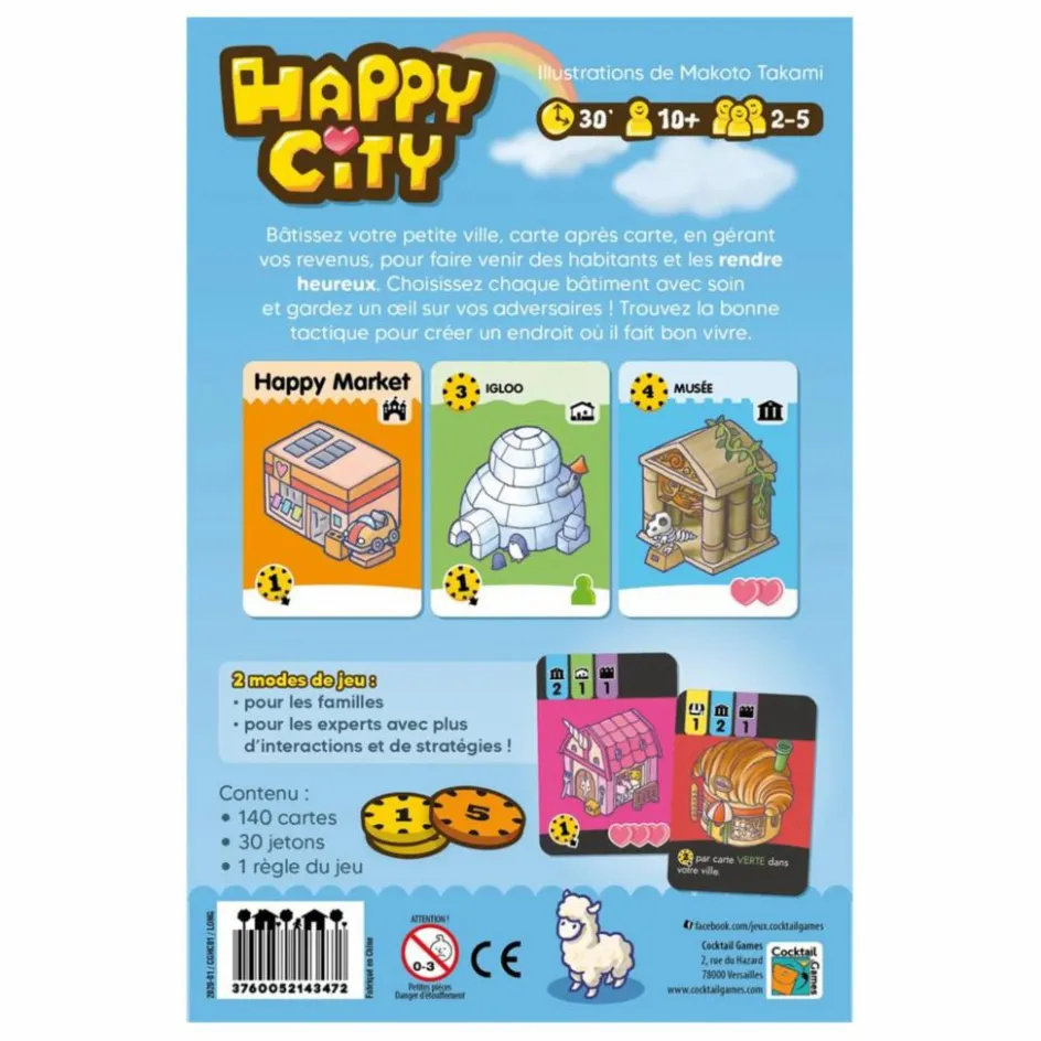 Asmodee Happy City| Jeux De Société|Jeux Éducatifs