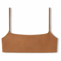 Hot Haut de Maillot Almond Côtelé | Femme Maillots De Bain