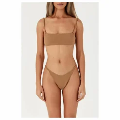 Hot Haut de Maillot Almond Côtelé | Femme Maillots De Bain