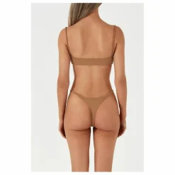 Hot Haut de Maillot Almond Côtelé | Femme Maillots De Bain
