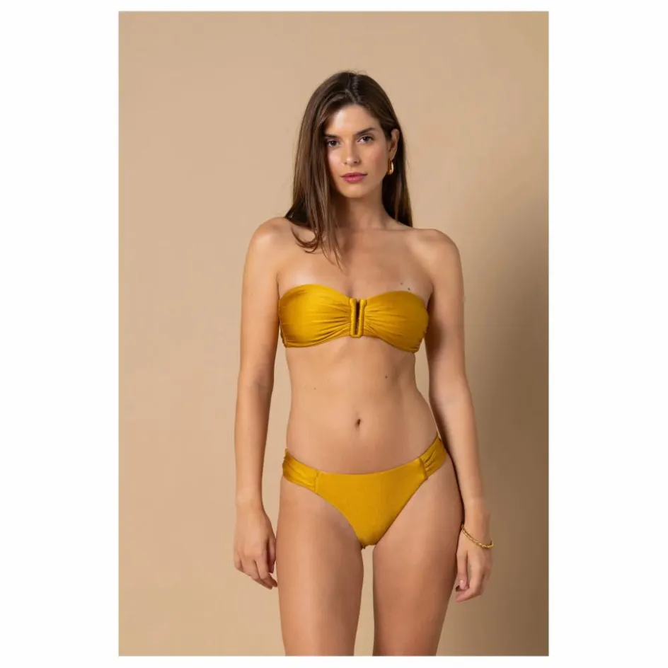 Clearance Alma Deia Haut de Maillot Bandeau Blake | Doré